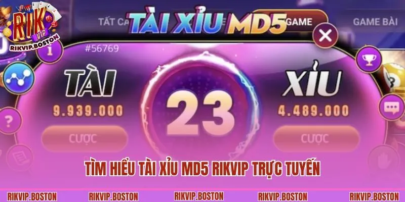 Tìm hiểu tài xỉu MD5 Rikvip trực tuyến